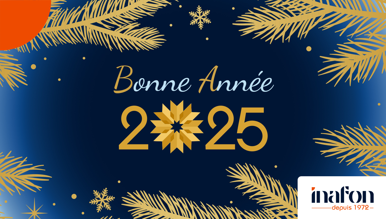 Bonne année 2025 de la part de toute notre équipe